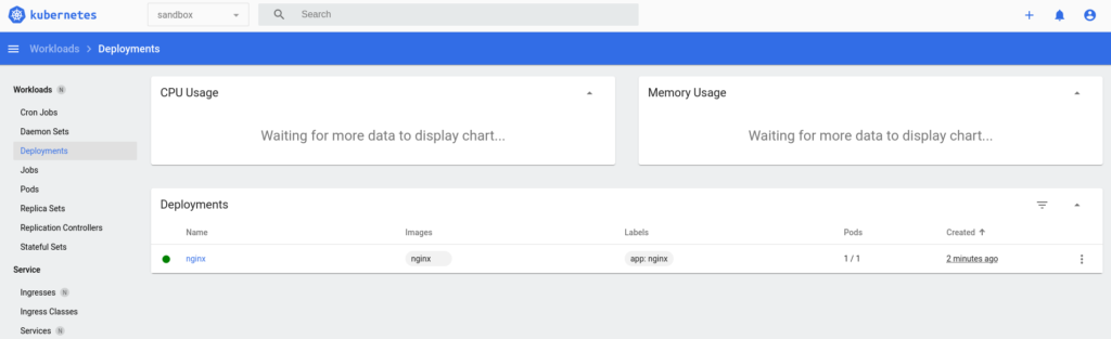 nginx deployment