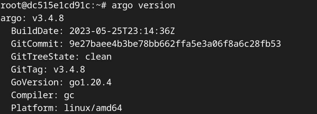 Argo Workflows CLI